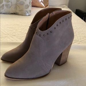 Grey Studded Booties 8M